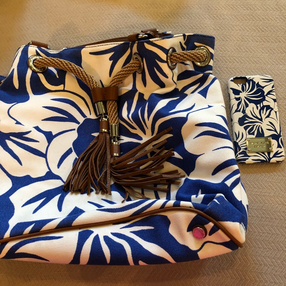 Tropical bag and phone case